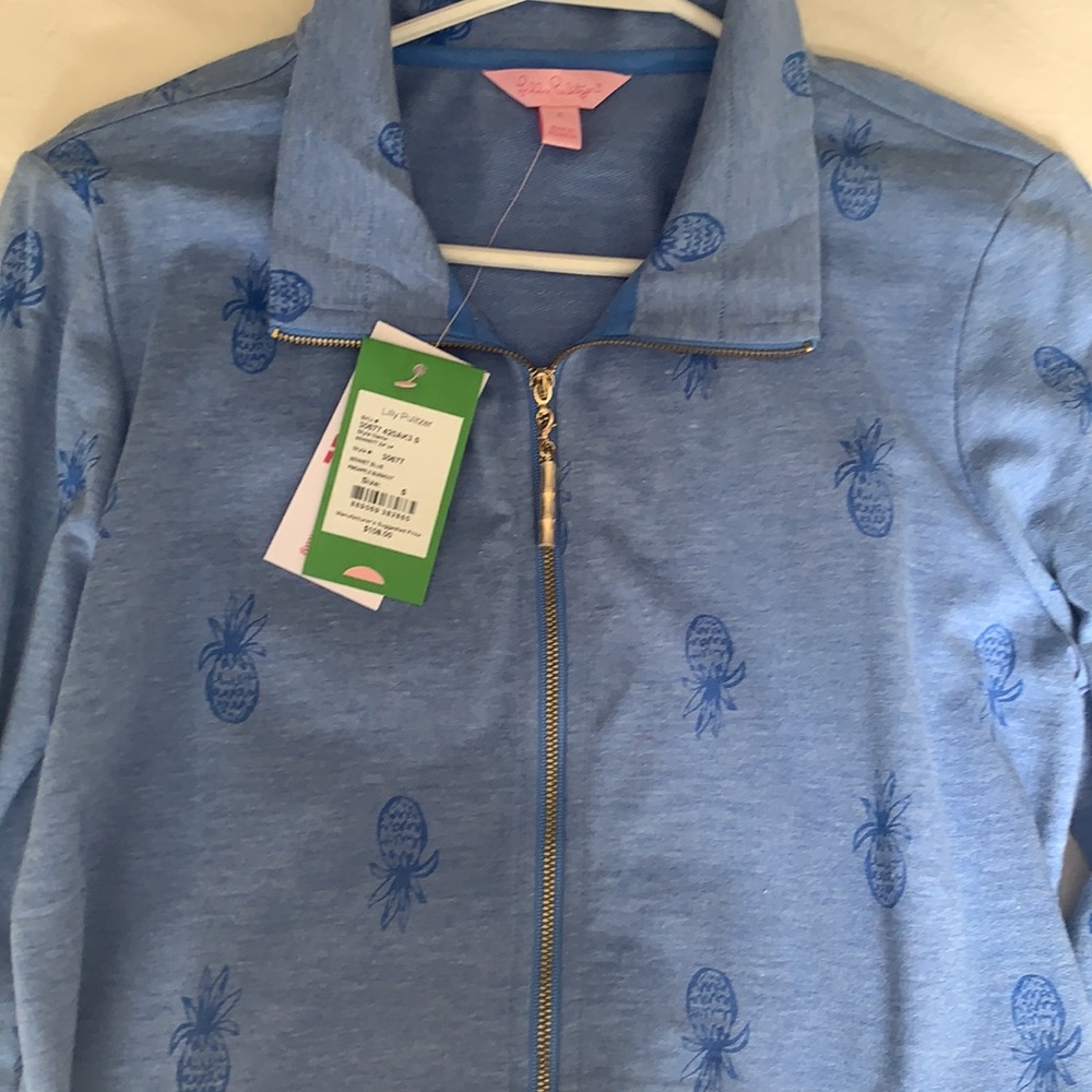 NWT Lilly Pulitzer Bennet Zip Up